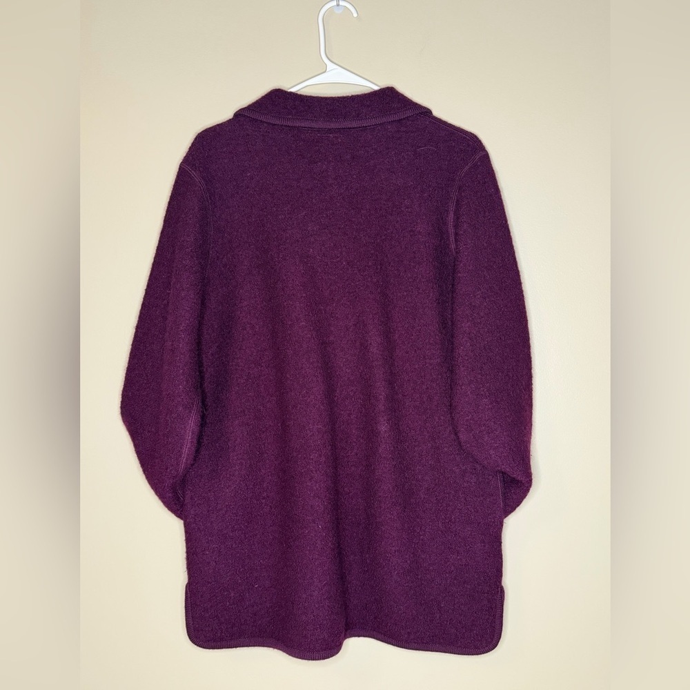 The TOG Shop PM Purple Button-Up Coat - Picture 2 of 3